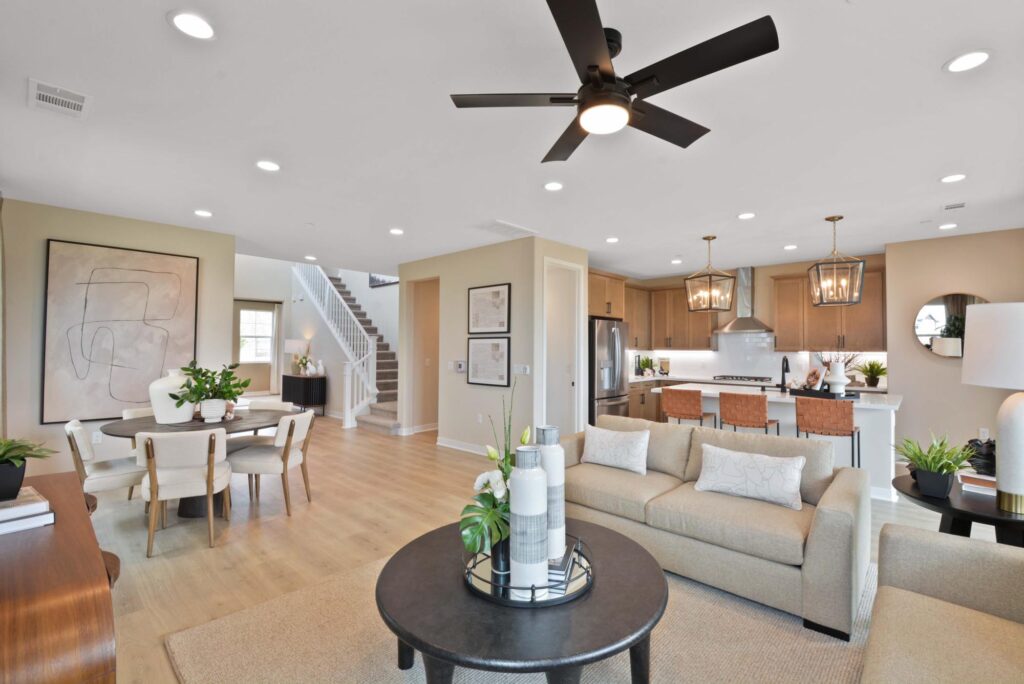 Great Room to Kitchen – Plan 2 | Arden at Bedford in South Corona, CA