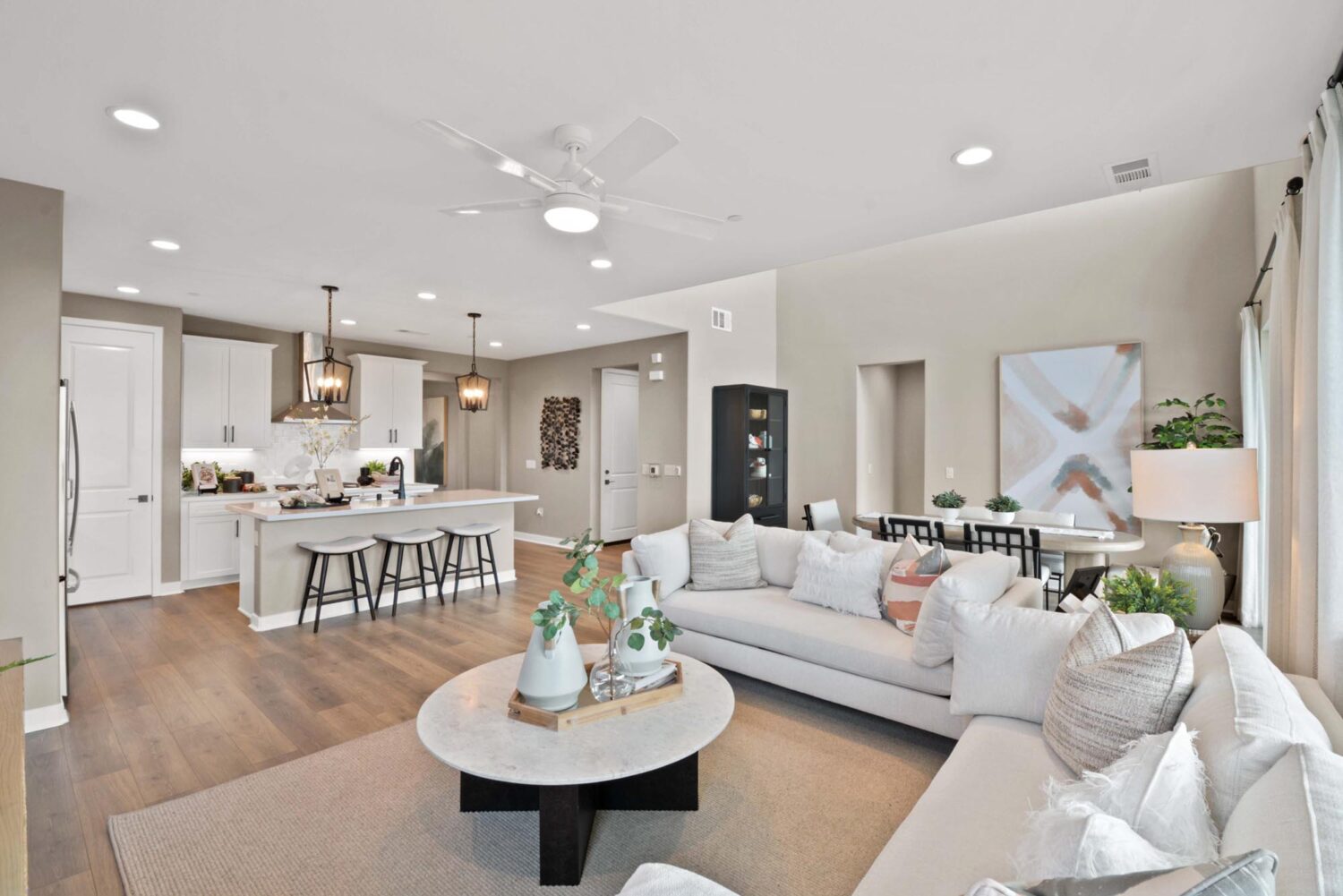 Great Room to Kitchen – Plan 3 | Arden at Bedford in South Corona, CA