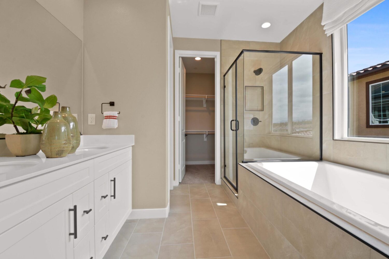 Primary Bathroom 2 – Plan 3 | Arden at Bedford in South Corona, CA