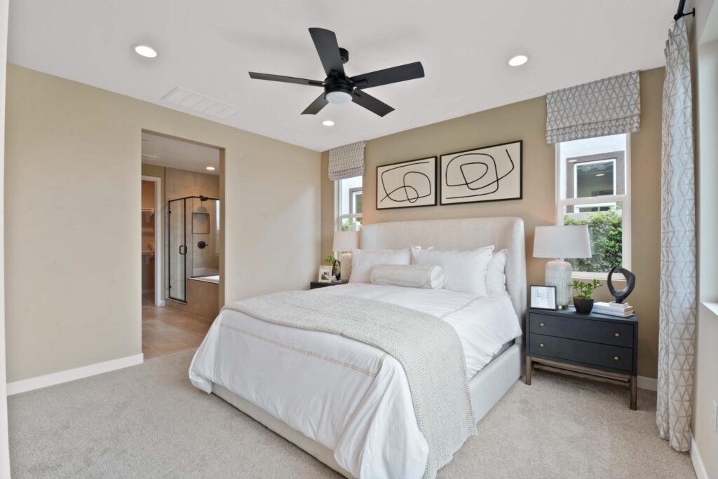Primary Bedroom – Plan 2 | Arden at Bedford in South Corona, CA
