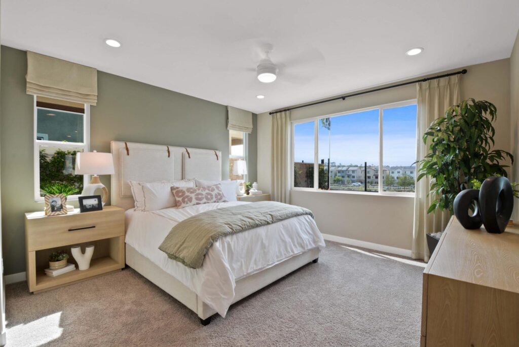 Primary Bedroom – Plan 3 | Arden at Bedford in South Corona, CA