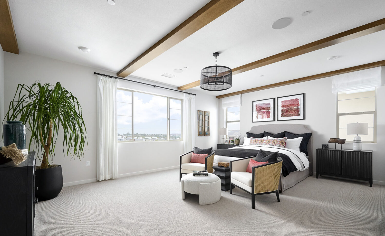 Primary Bedroom - Plan 3 - Sawyer at Bedford