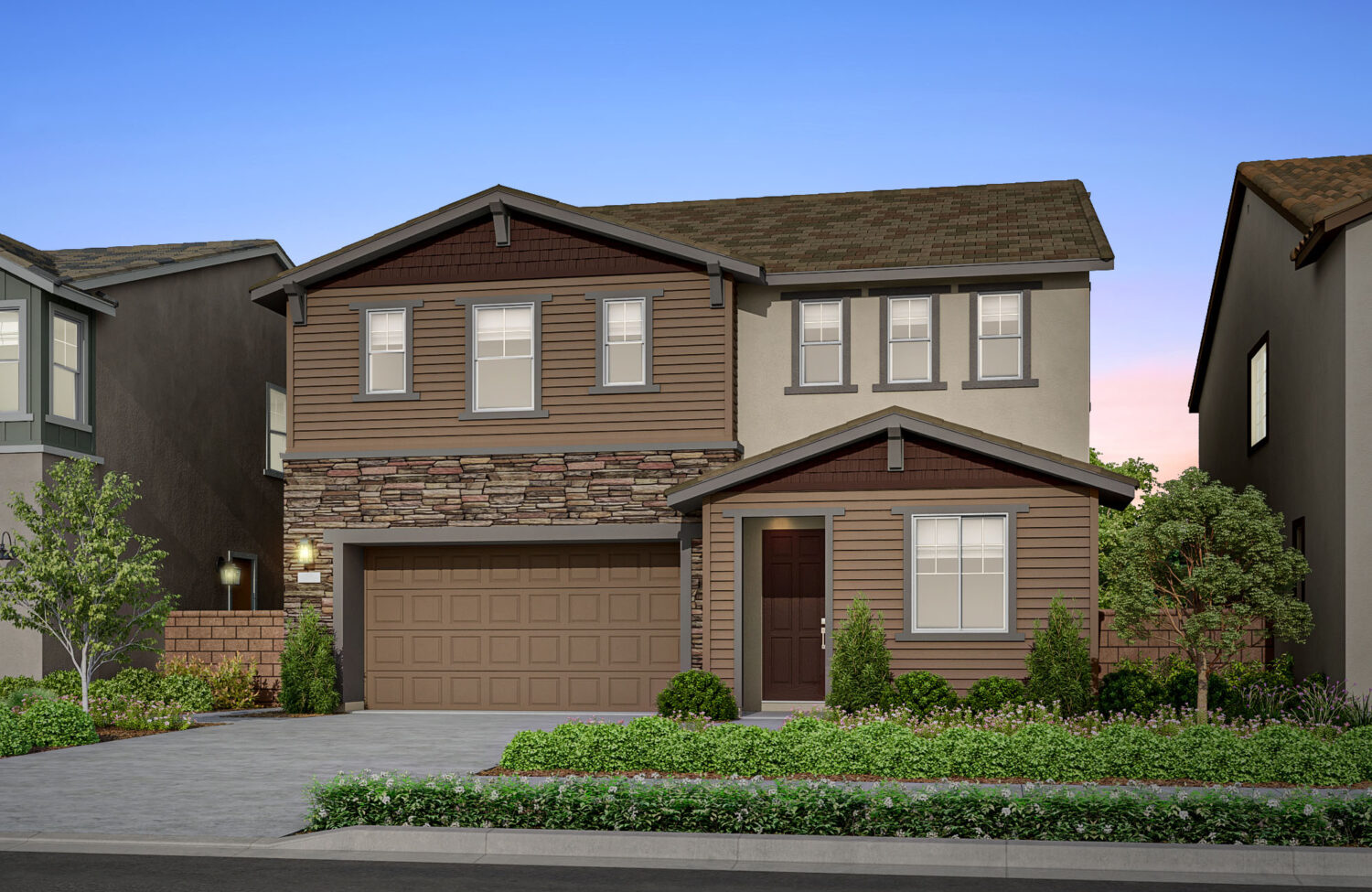 Exterior - Plan 3 - Sawyer at Bedford