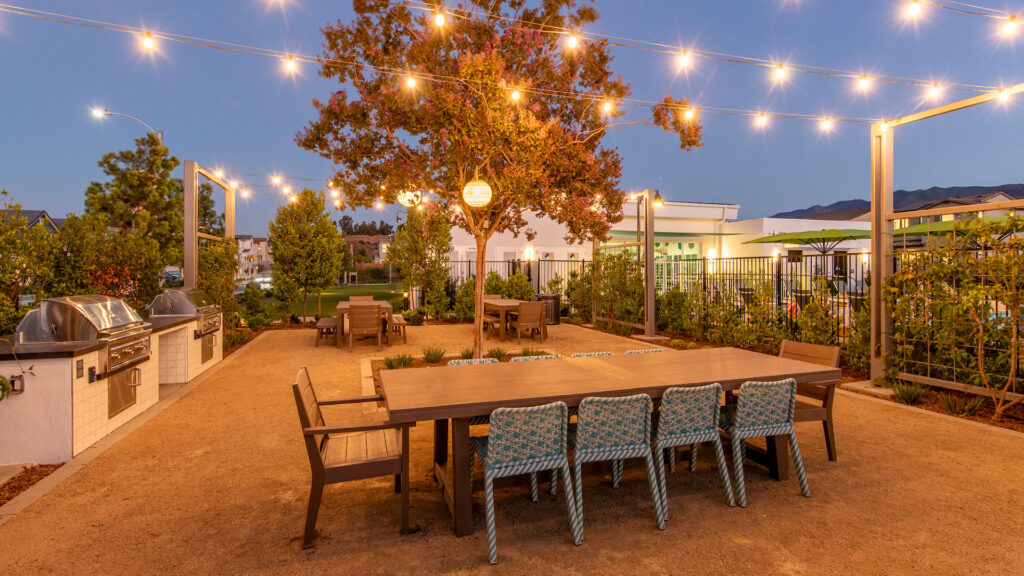 Outdoor Dining Room at The Shed